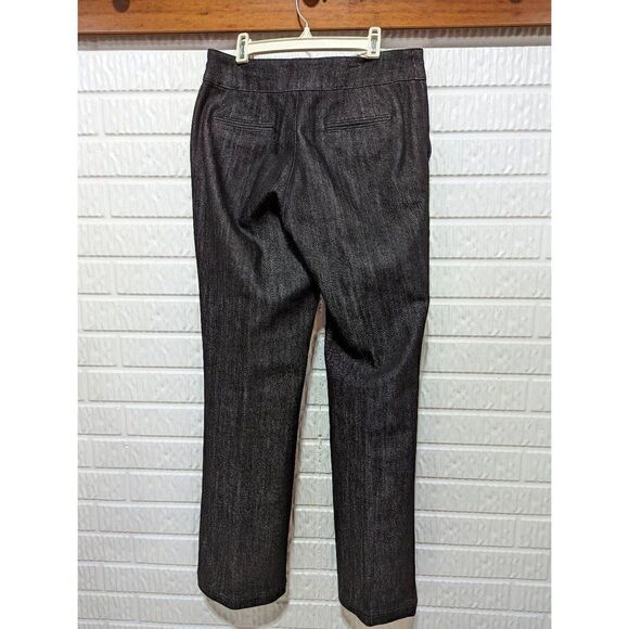 Chico's Platinum Size 0 Regular Black Denim look Pant - Picture 3 of 3